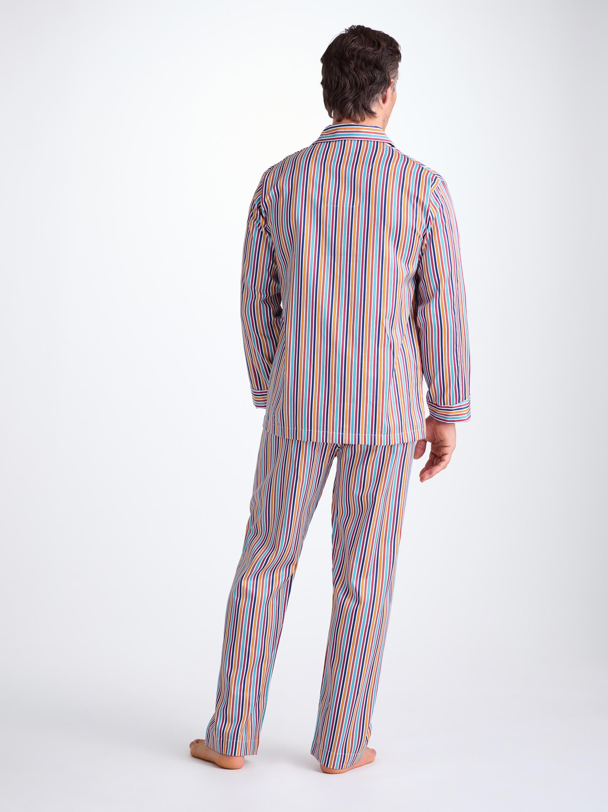 Men's Classic Fit Pajamas Wellington 59 Cotton Multi - 4
