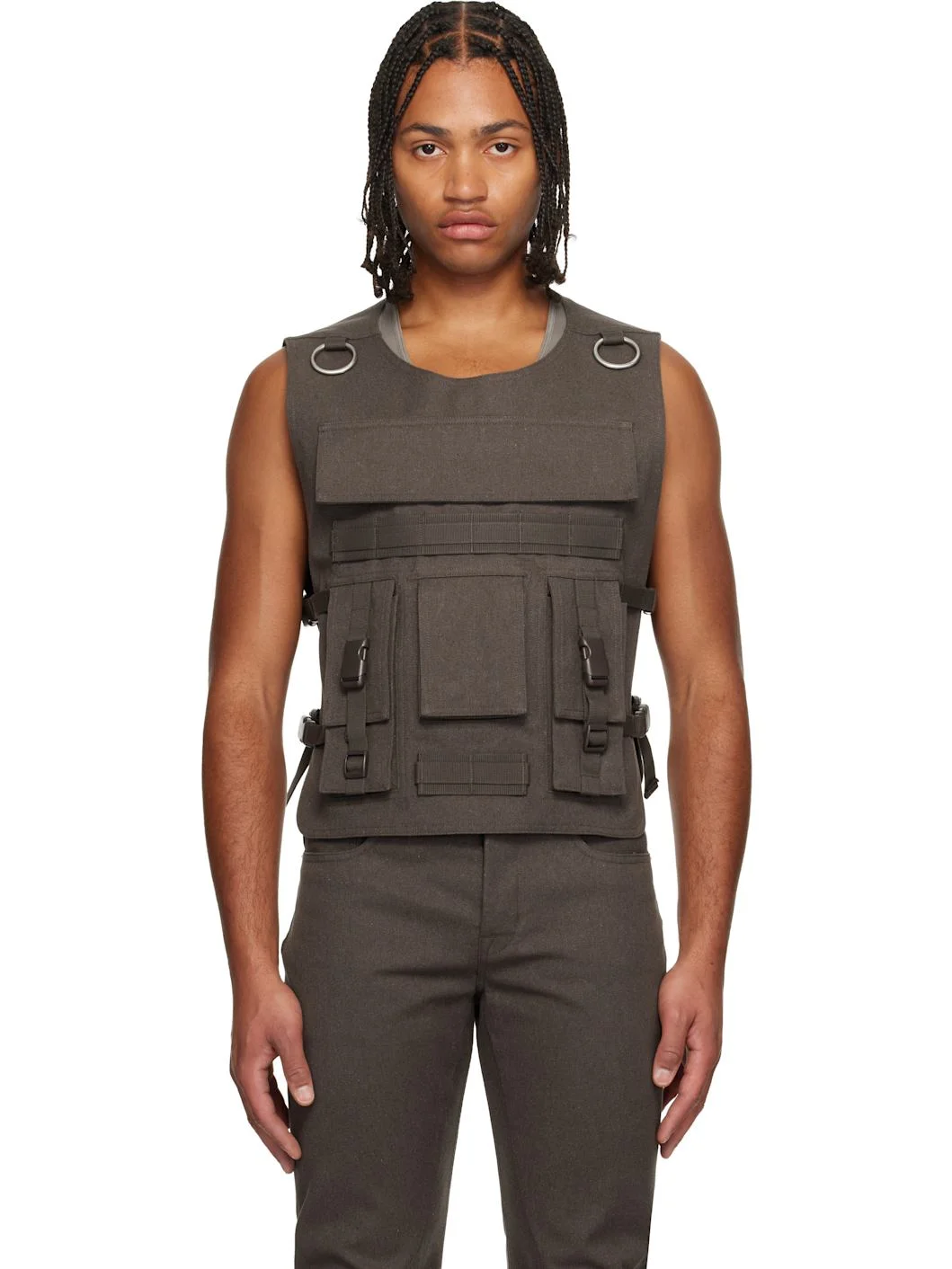 Brown Concordians Bonotto Capsule Ammo Vest - 1