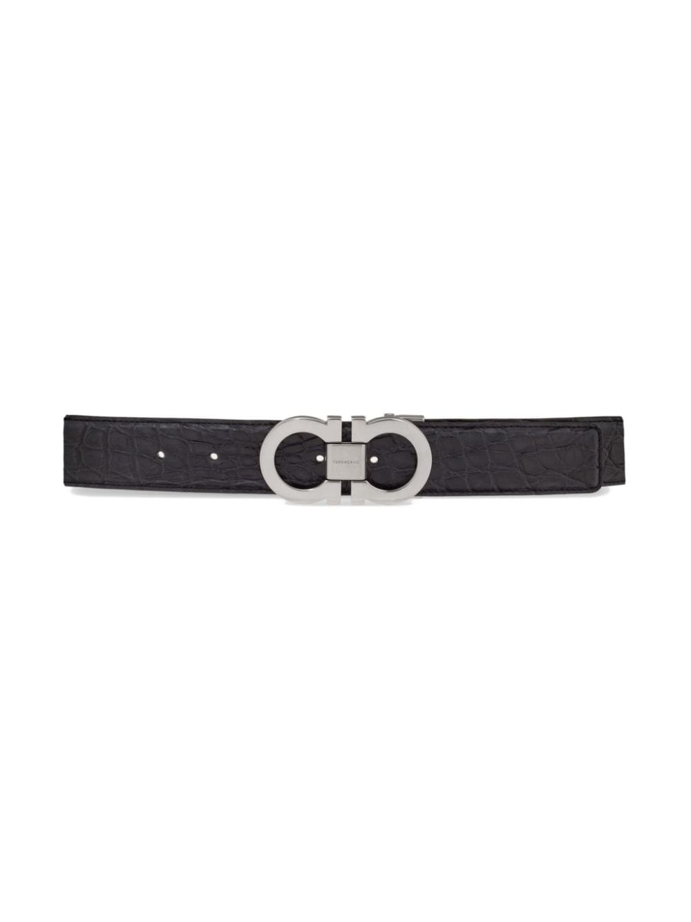 adjustable Gancini-buckle belt - 3