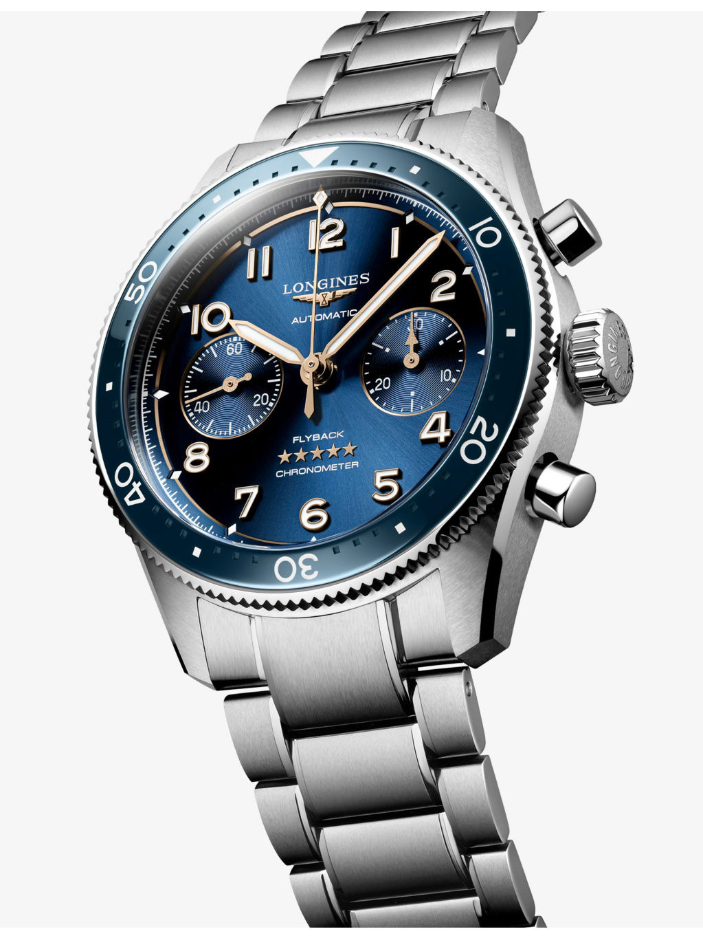 L3.821.4.93.6 Spirit Flyback Chronograph Stainless-Steel Automatic Watch - 2