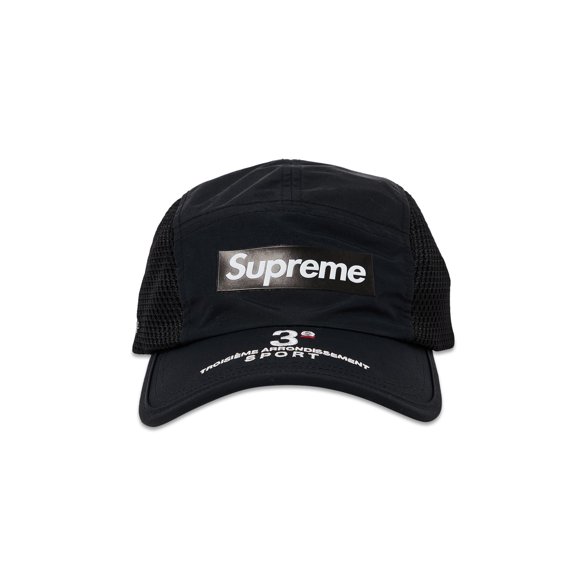Buy Supreme Mesh Side Panel Camp Cap 'Black' - SS24H62 BLACK