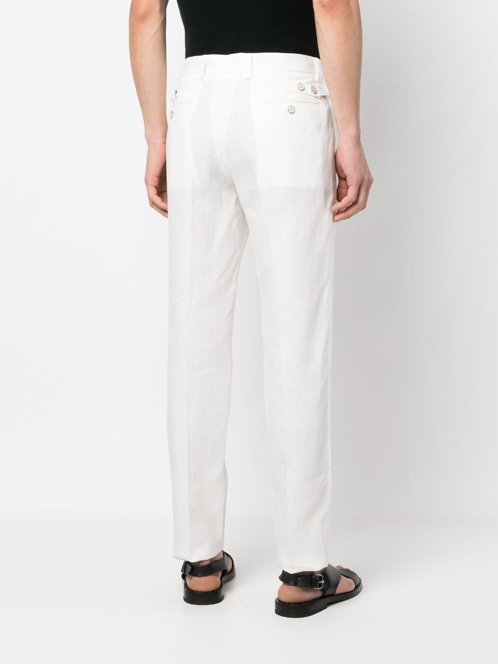 mid-rise tailored trousers - 4