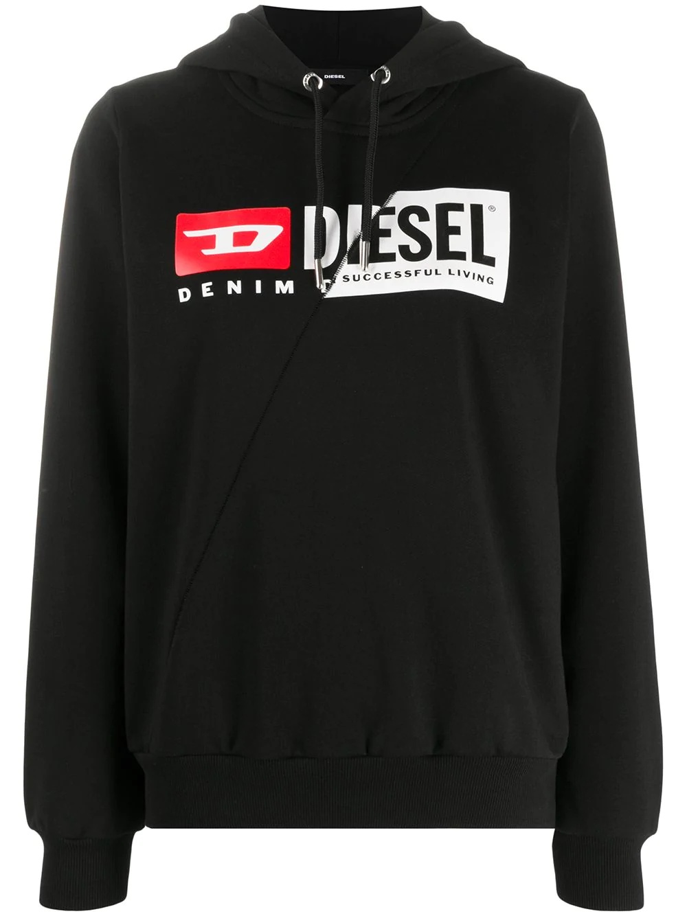 Denim Vision logo hoodie - 1