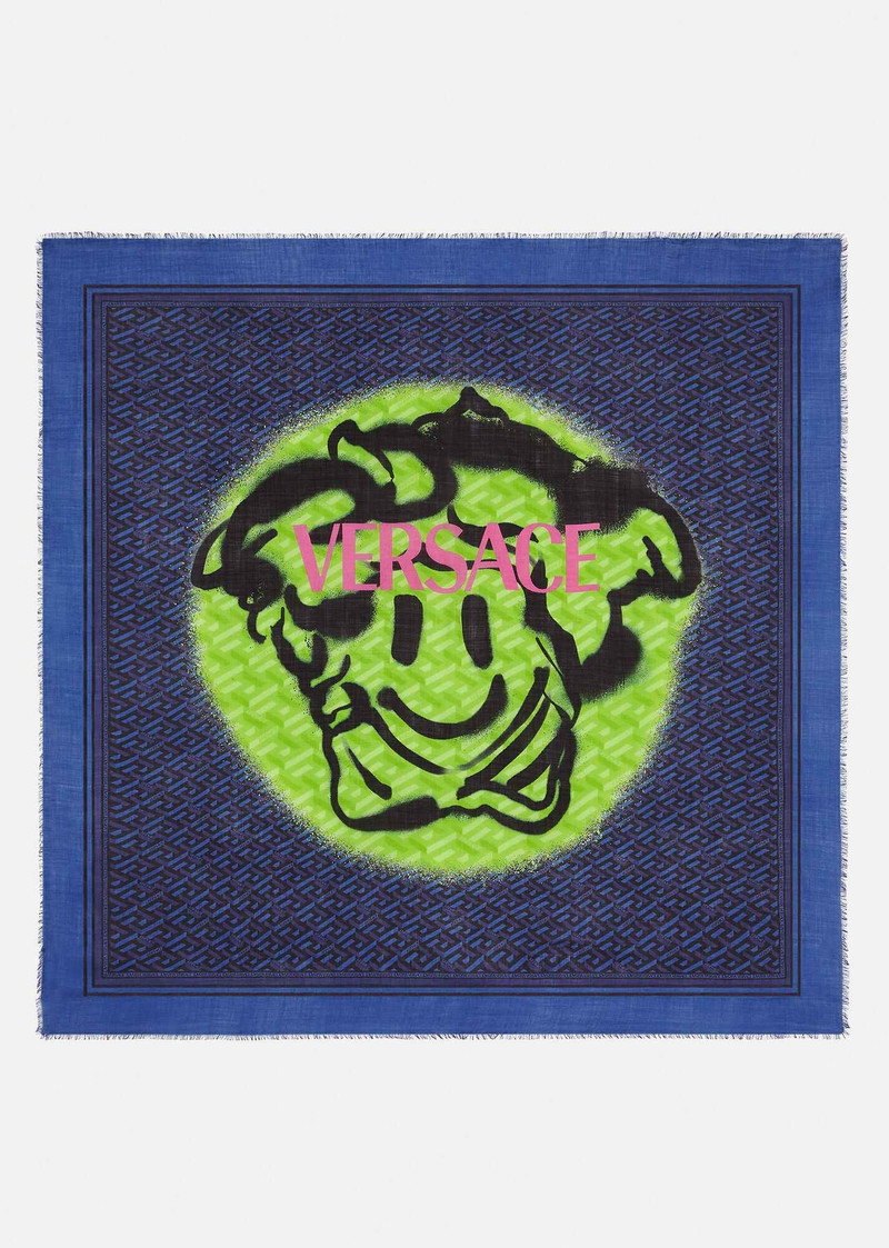 Medusa Tag Wool & Silk Shawl 1