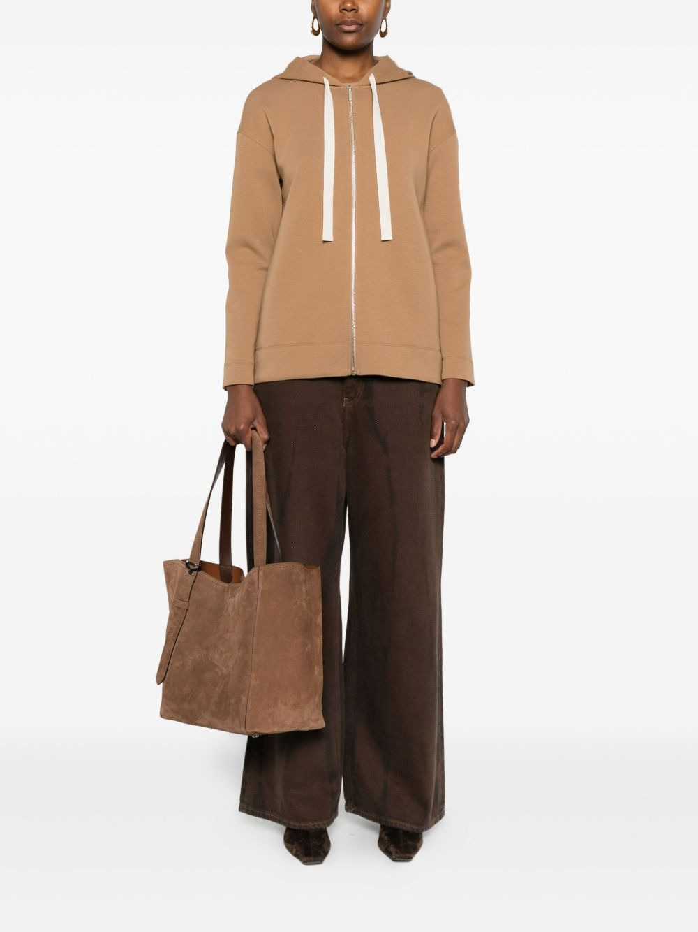 hooded zip-up jacket - 2