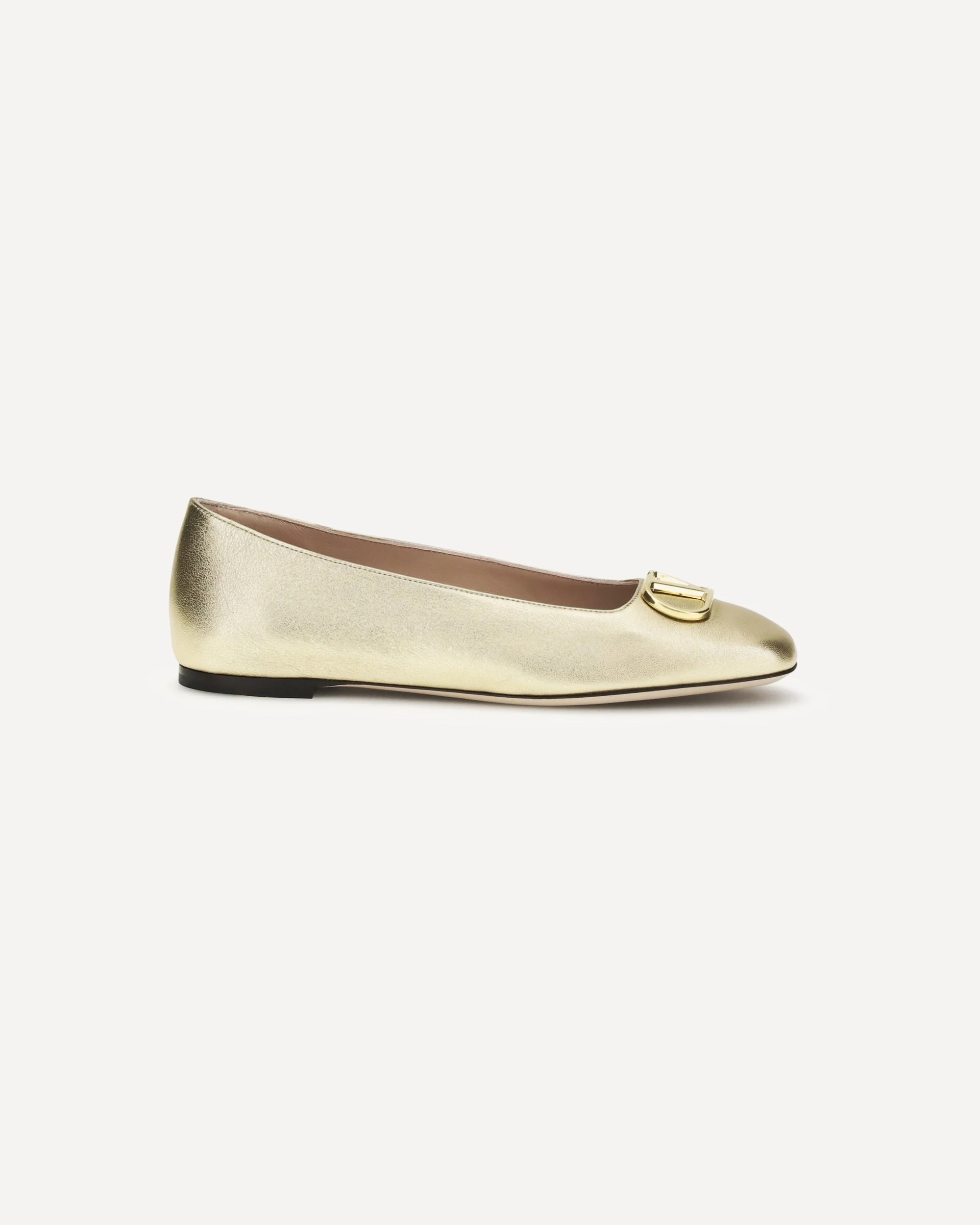 VLogo Signature laminated nappa Ballerinas - 1