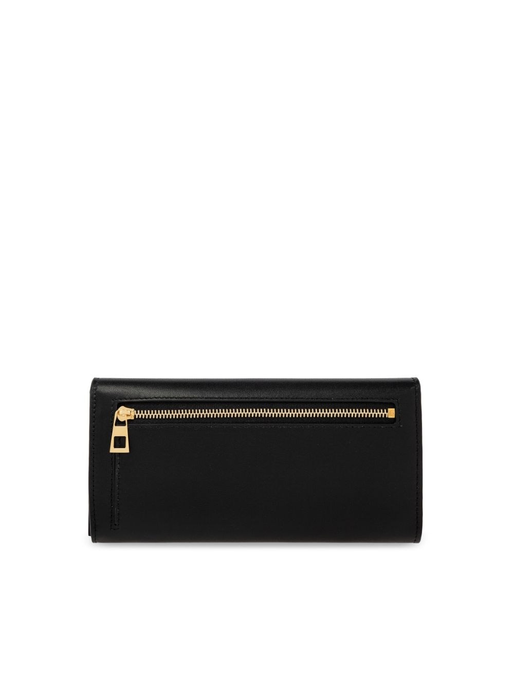 logo-plaque leather wallet - 3