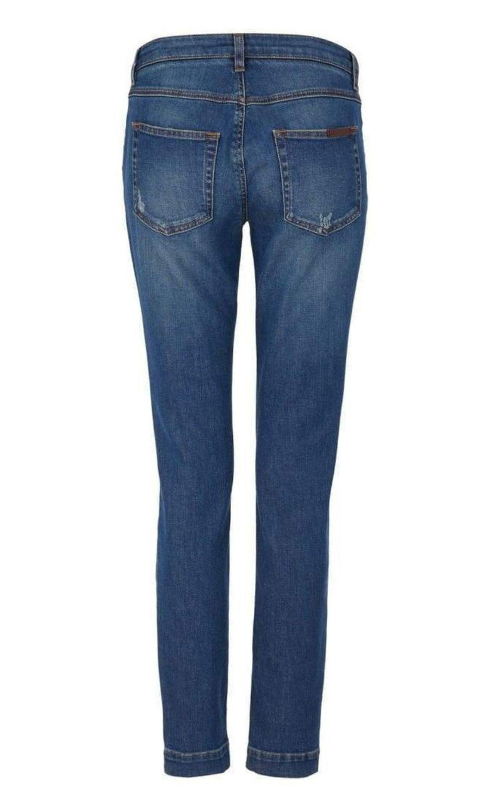 Embroidery Skinny-fit Jeans - 5