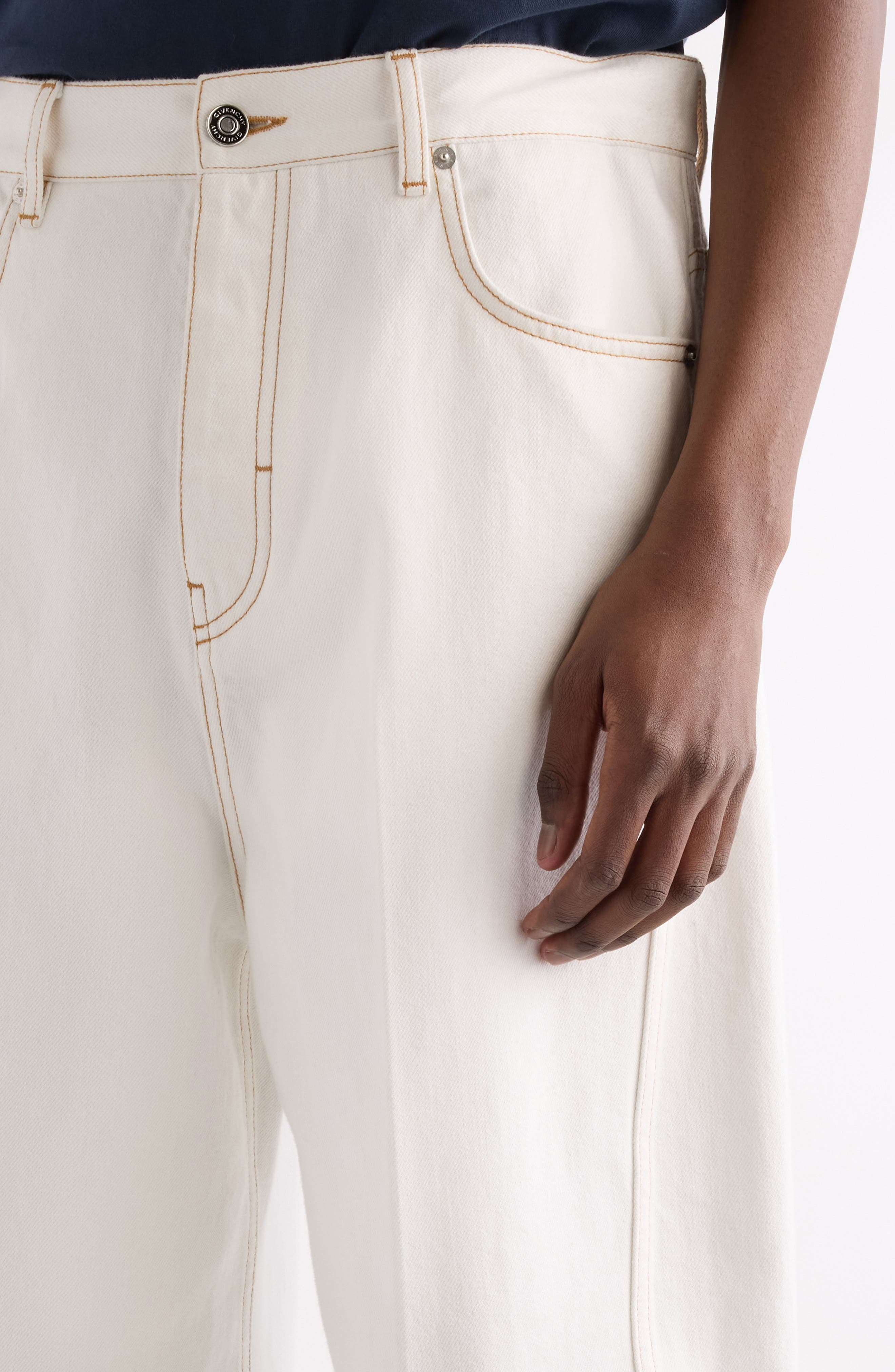 Givenchy Twisted Seam Jeans in White at Nordstrom - 5