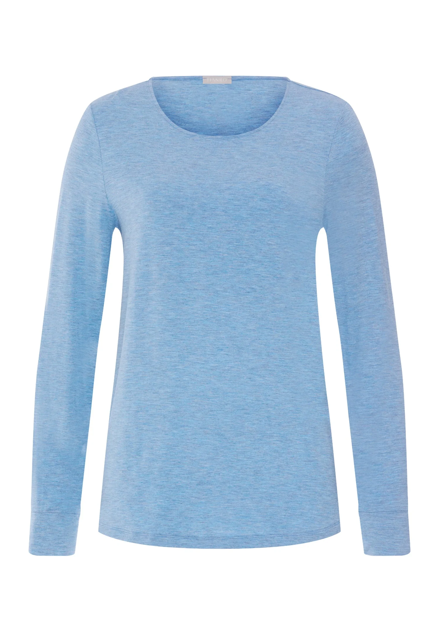 Natural Elegance Relaxed Round Neck Top - 1