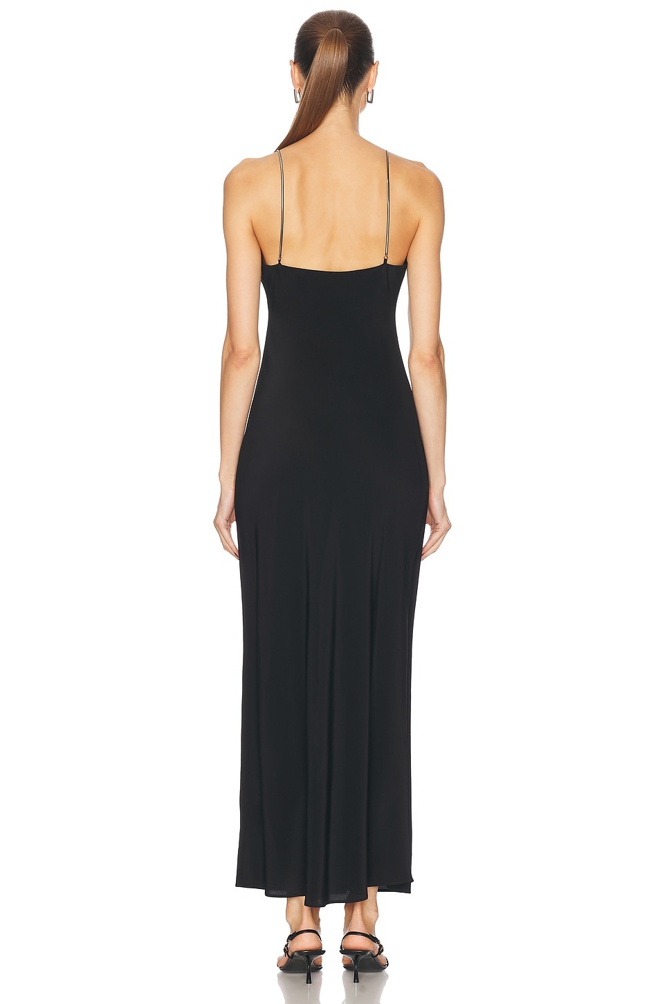 Fine Chain Silk Slip Dress - 3