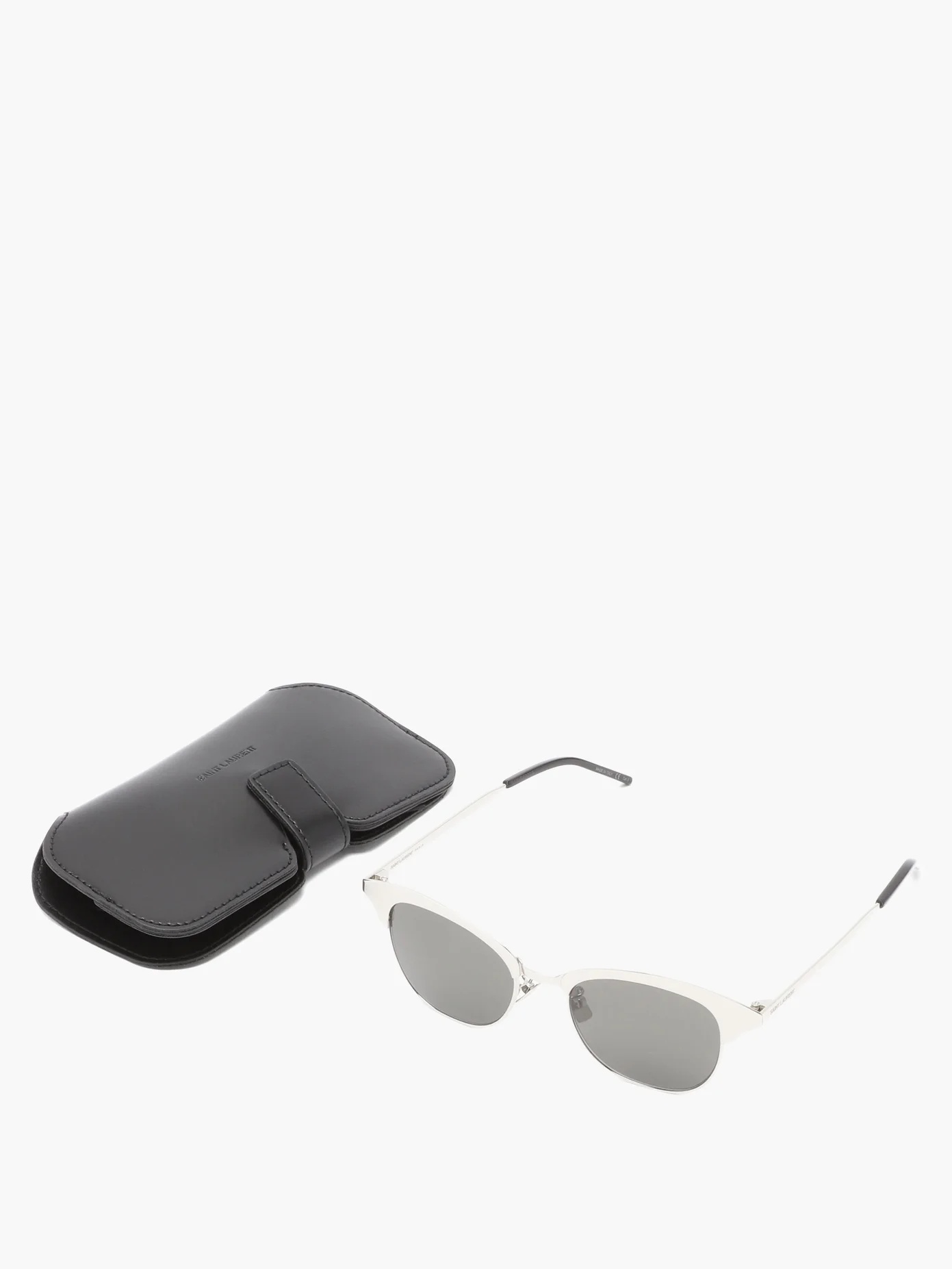 D-frame metal and acetate sunglasses - 5