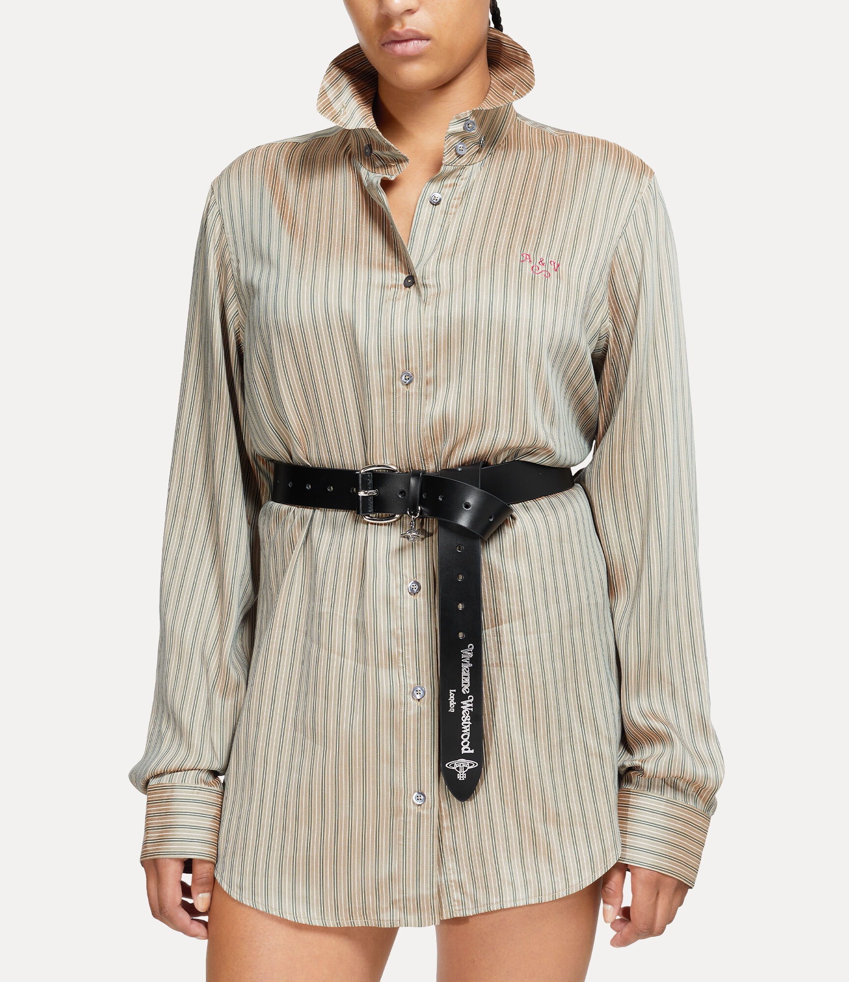 Vivienne Westwood WIDE ALEX CHARM BELT | REVERSIBLE