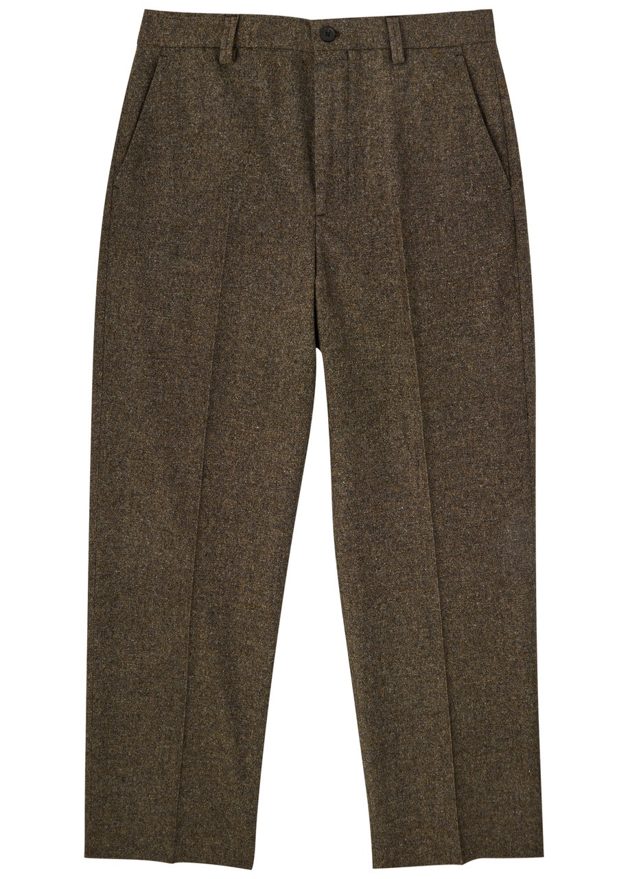NN07 Paw Straight-leg Wool-blend Trousers - 1