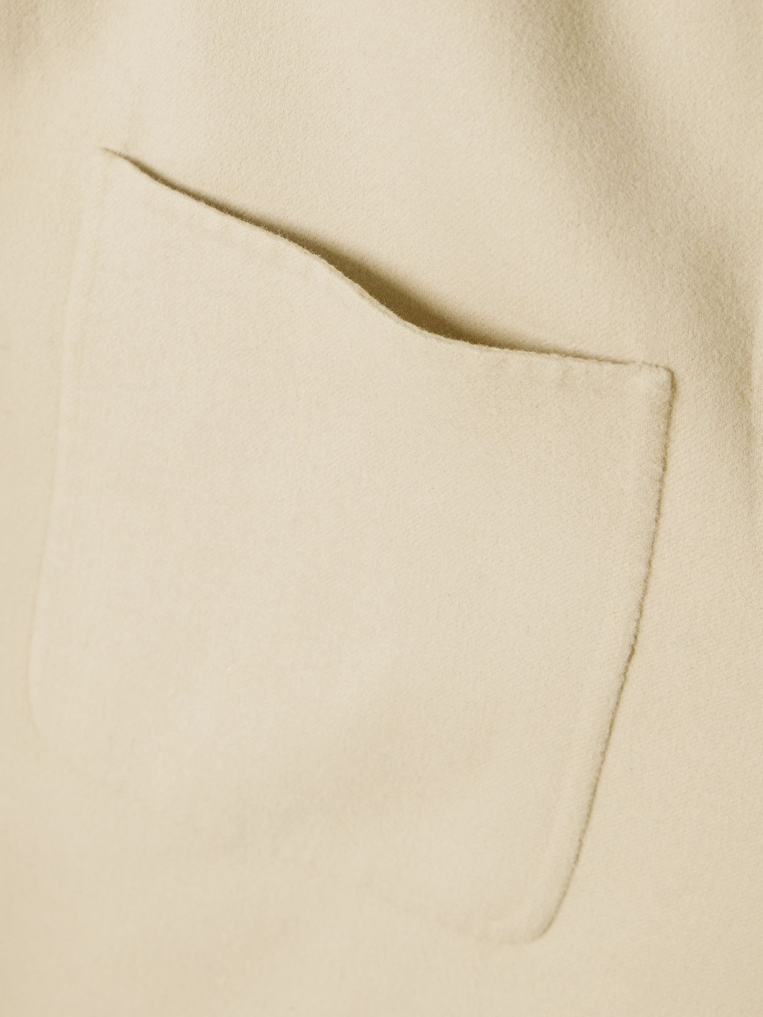 Jelia wool and silk-blend felt shirt Beige - 5