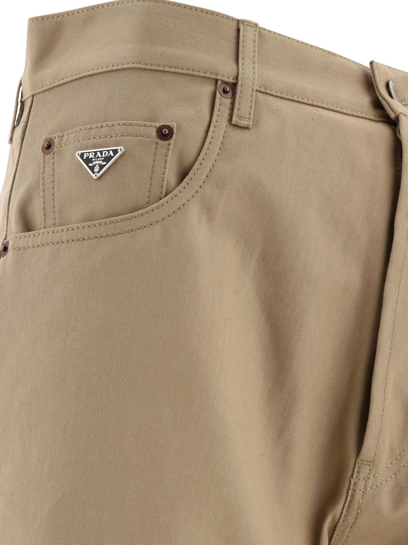 Prada Jeans With Triangle Logo - 4