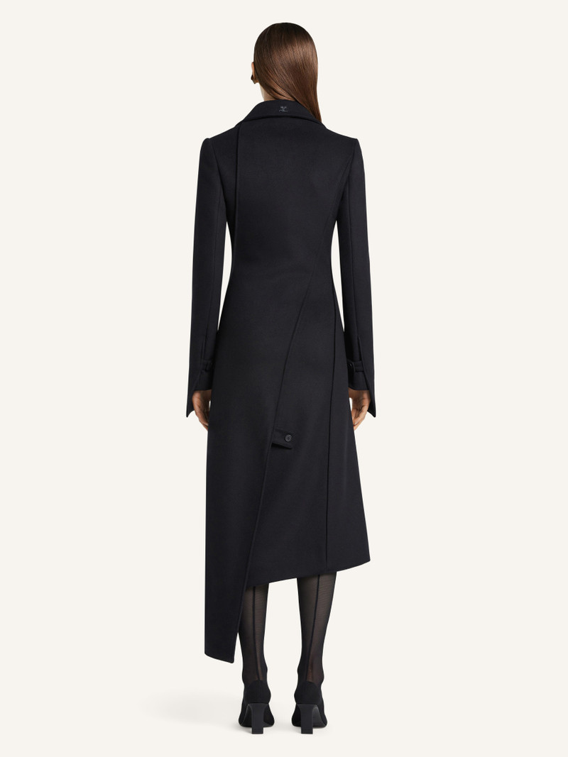 OBLIQUE WOOL COAT 4