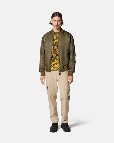 VERSACE JEANS COUTURE V-Emblem Chain Bomber Jacket outlook