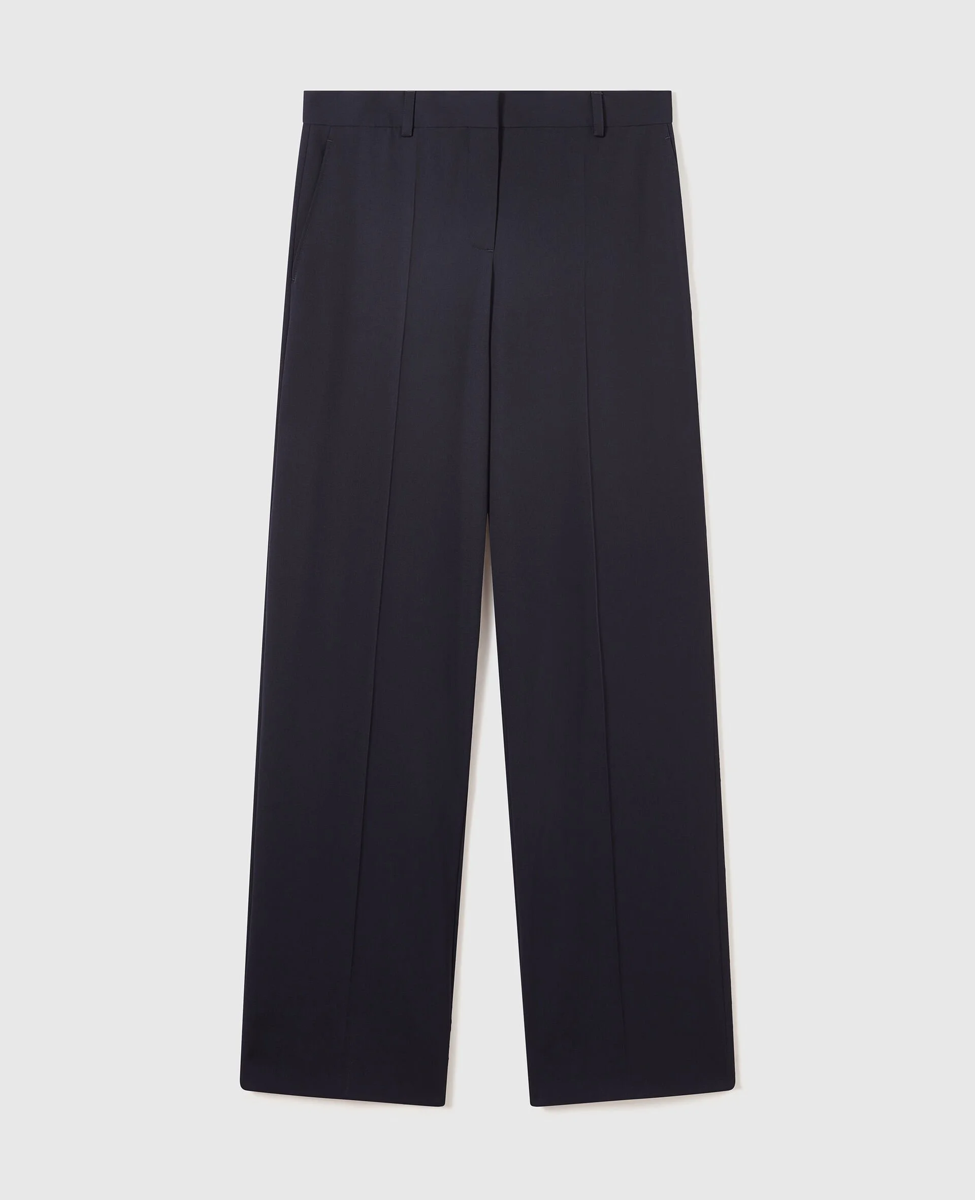 Pleated Wide-Leg Trousers - 1