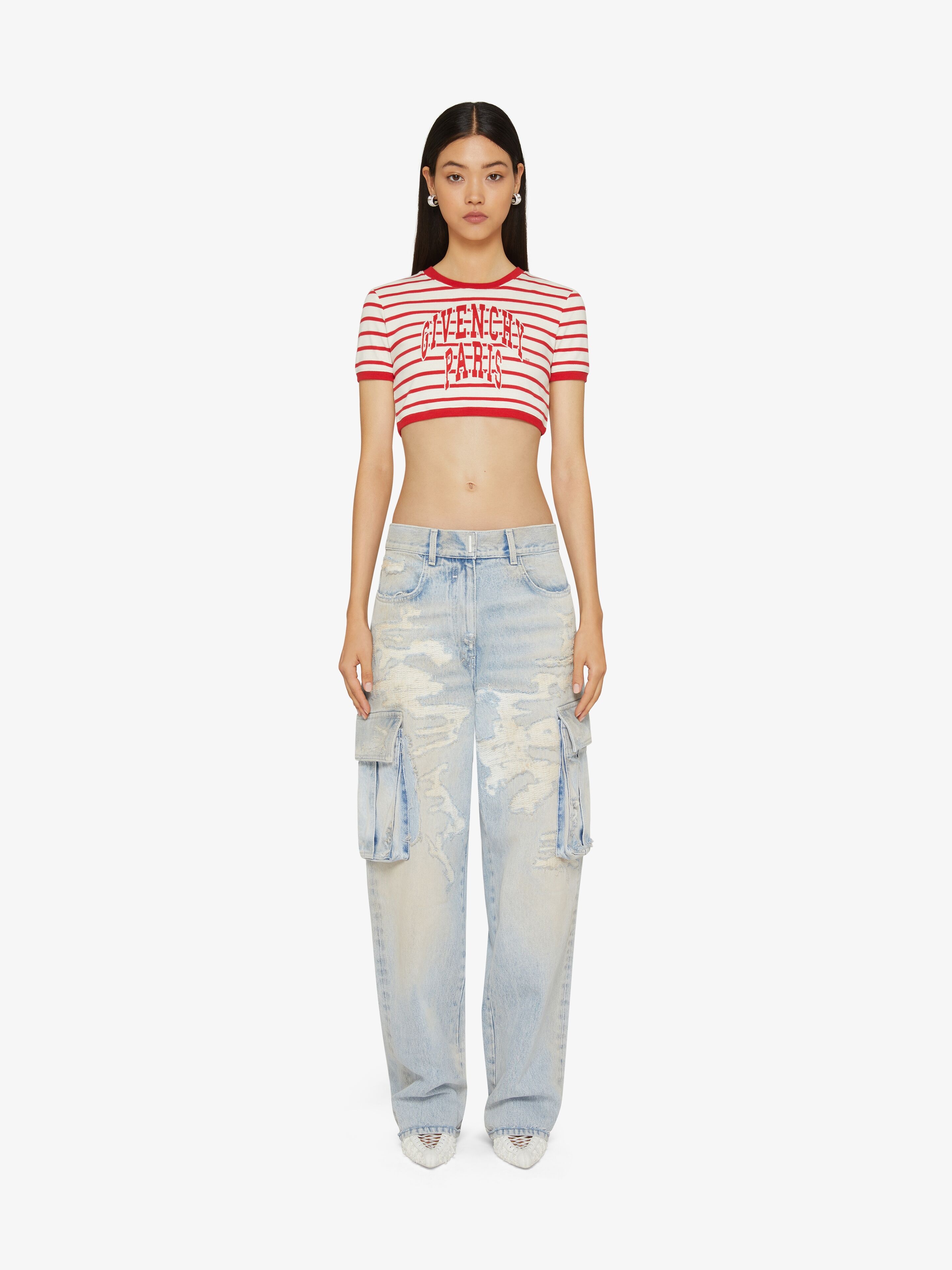 OVERSIZED CARGO PANTS IN DENIM - 2