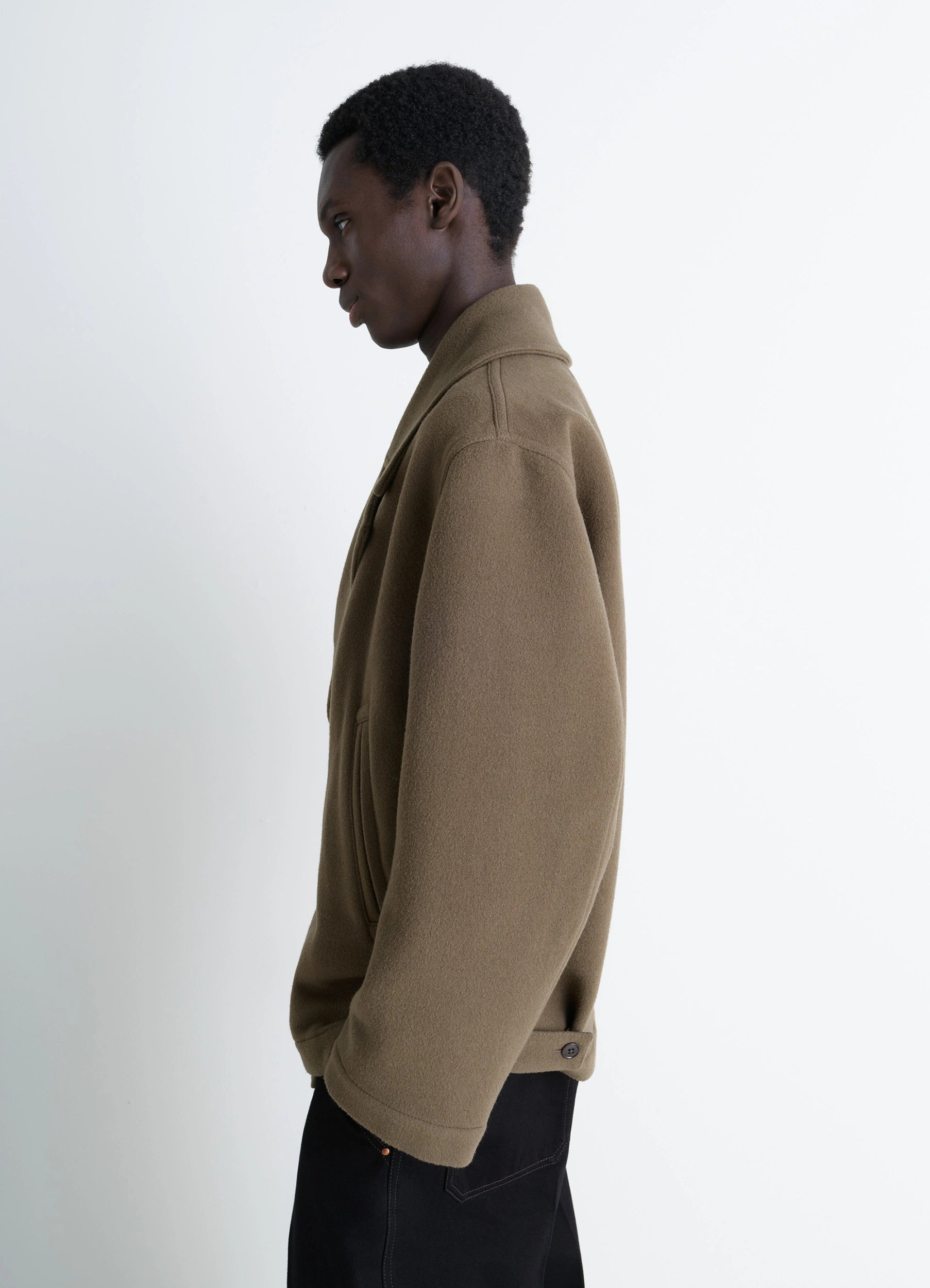 BOXY PEACOAT - 4