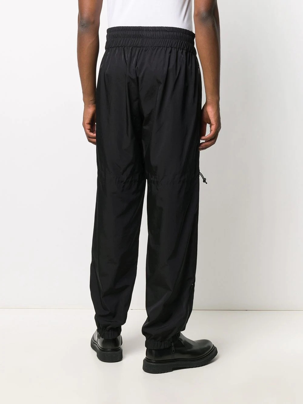 drawstring-waist track trousers - 4