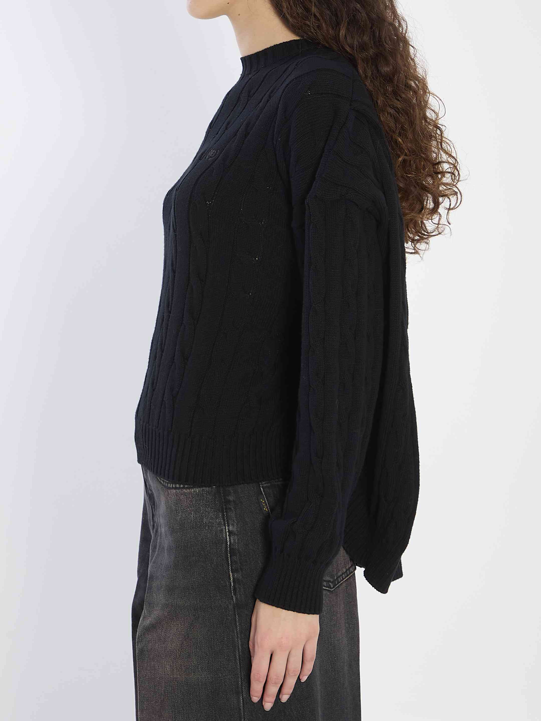 Balenciaga Women Sweater With Logo - 3