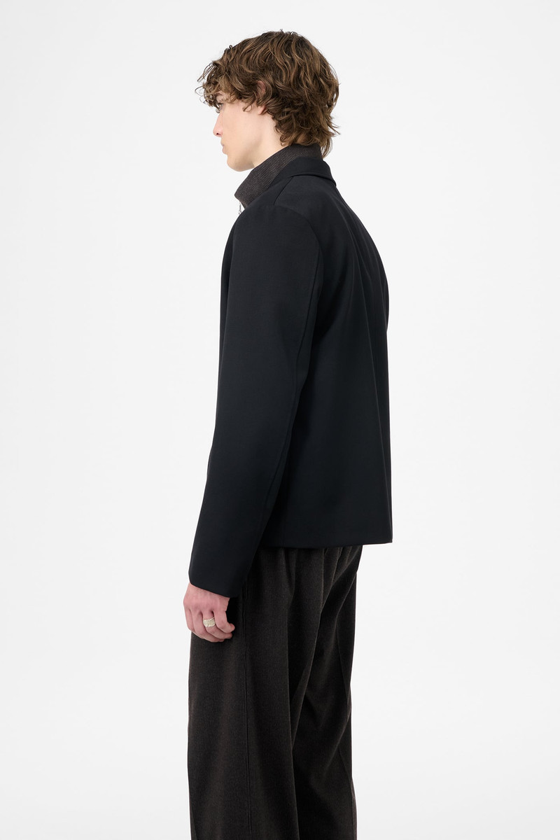Rolling Blazer Coarse Black Gabardine 5