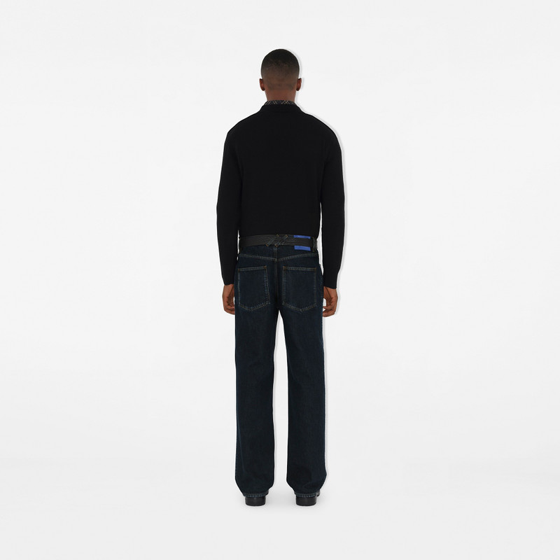 Check Label Wool Sweater 5