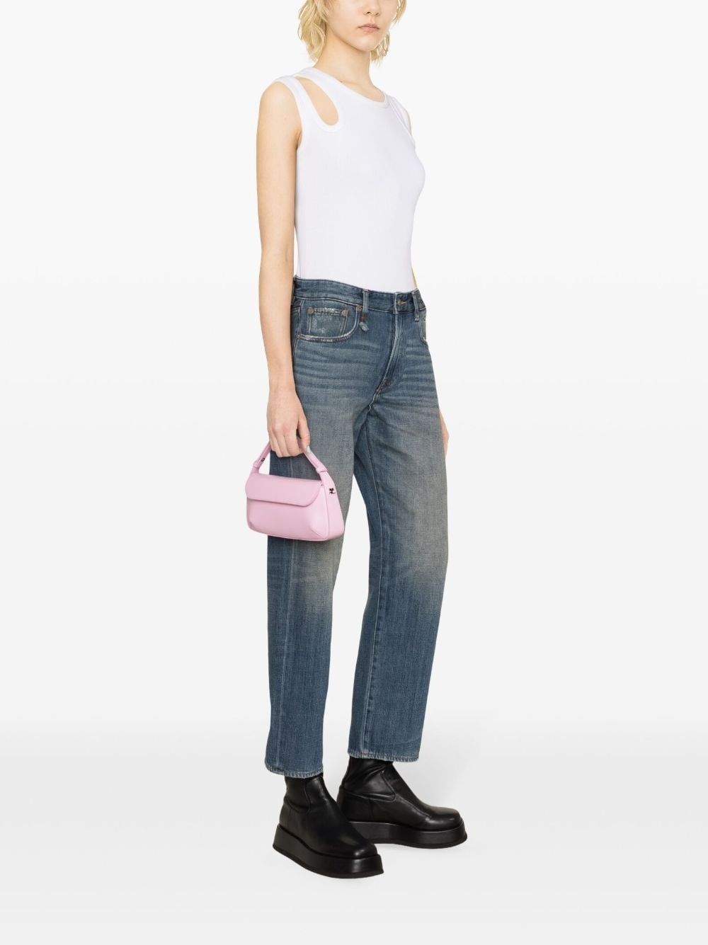 mid-rise boyfriend jeans - 3
