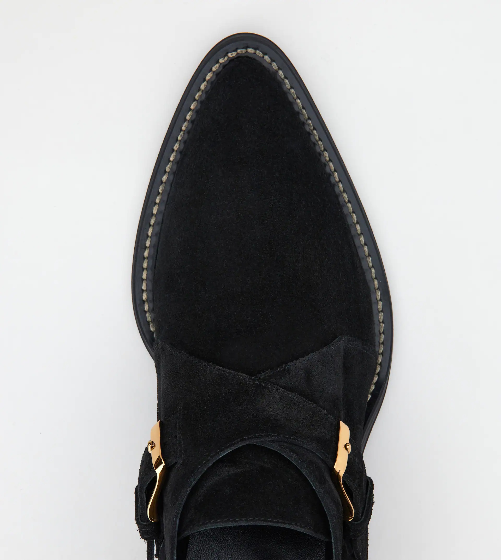 MONKSTRAPS IN SUEDE - BLACK - 4