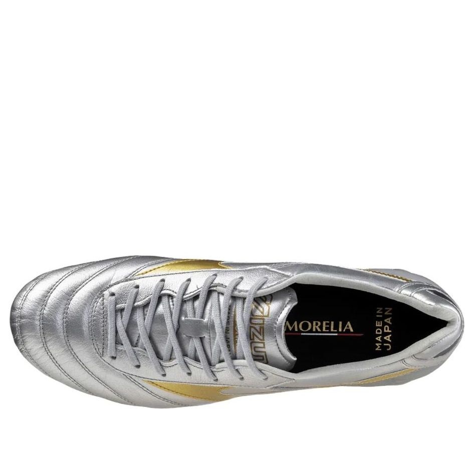 Mizuno Morelia DNA Japan FG 'Platinum Silver Pack Silver Gold' P1GA251004 - 3