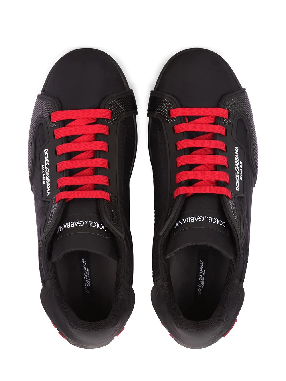 logo-print lace-up sneakers - 4