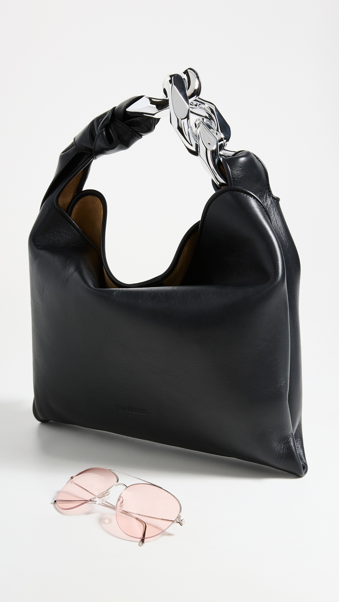 Small Chain Hobo Bag - 2