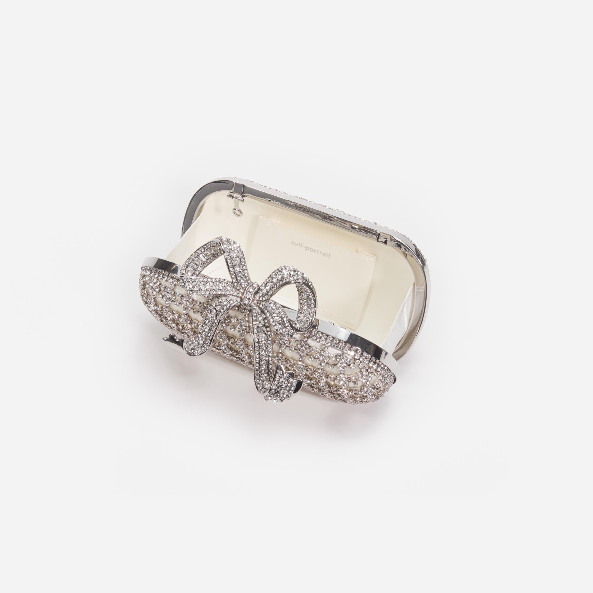 Champagne Crystal Clutch Bag - 5