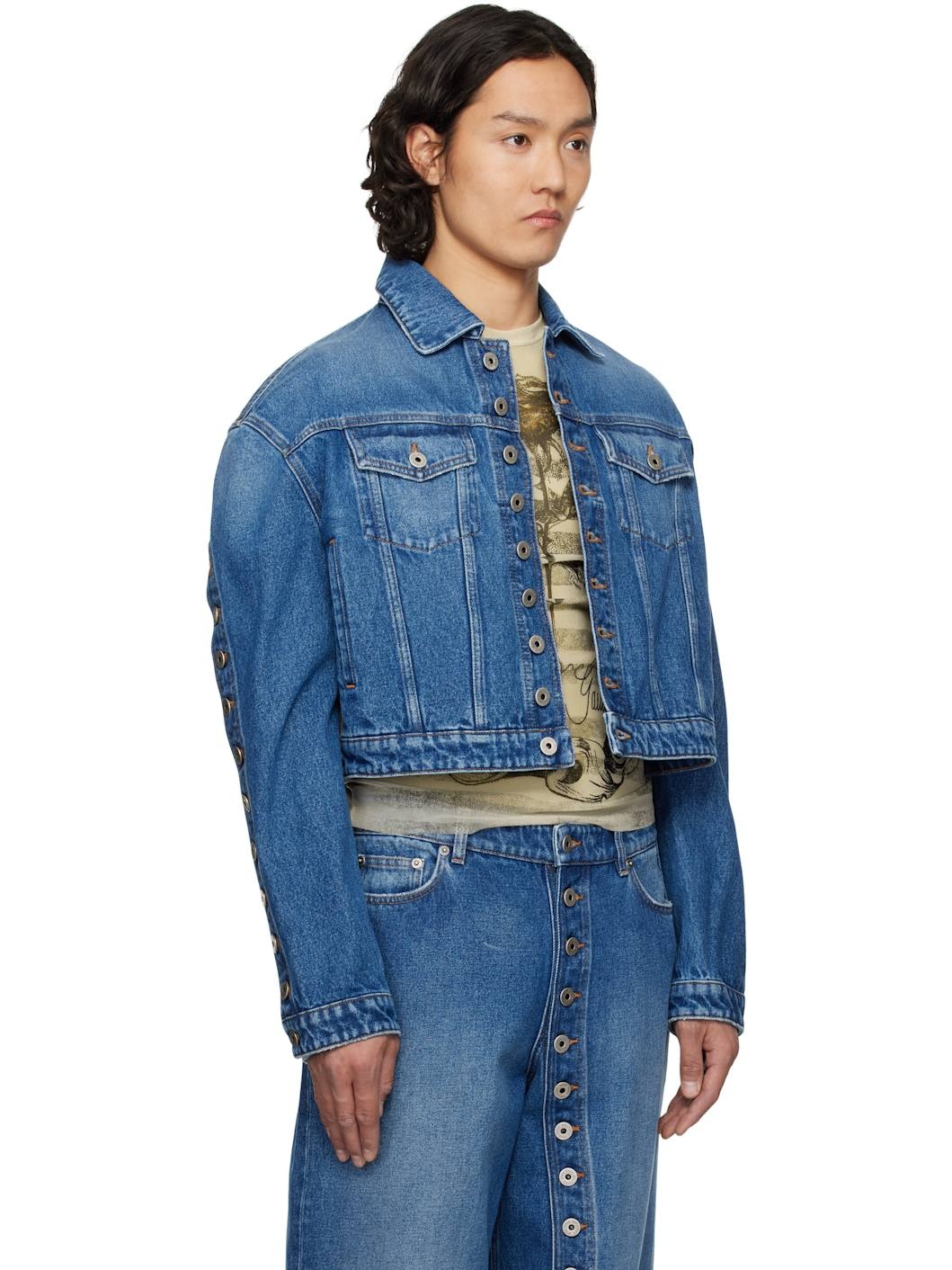 Blue 'The Buttoned' Denim Jacket - 2