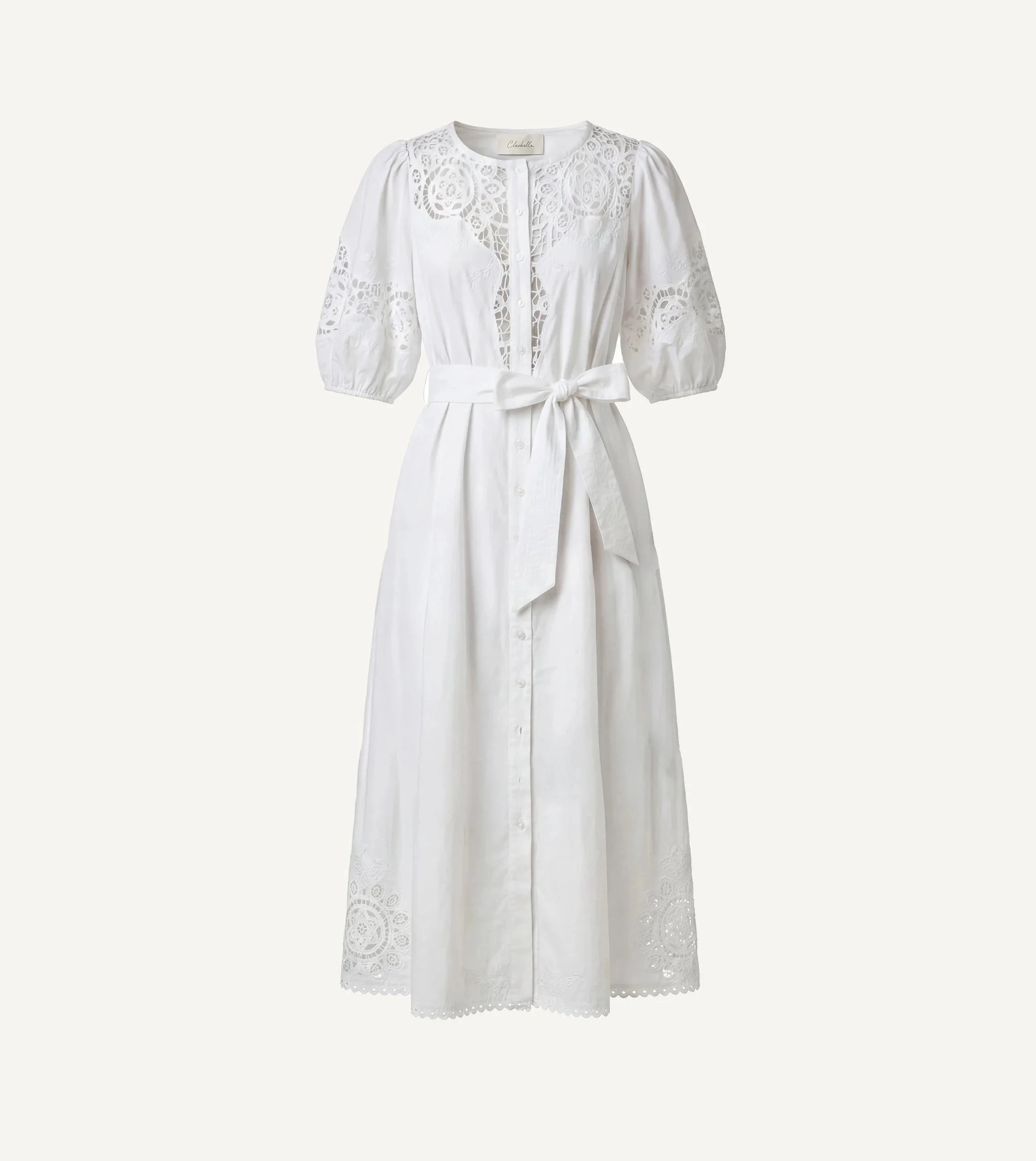 FRANNY MIDI DRESS | IVORY - 1