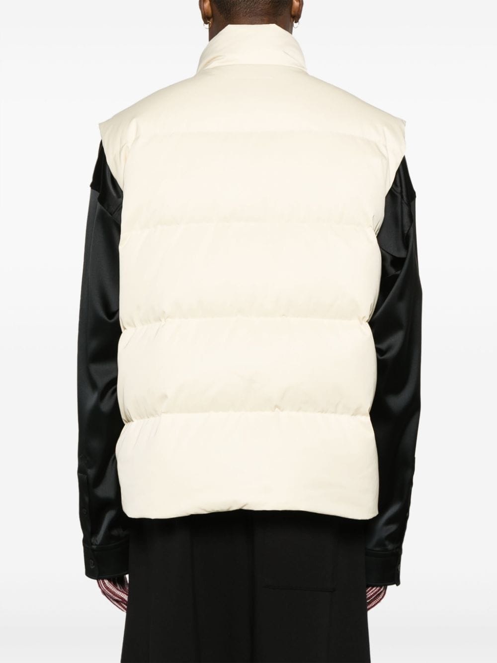 high-neck padded gilet - 4