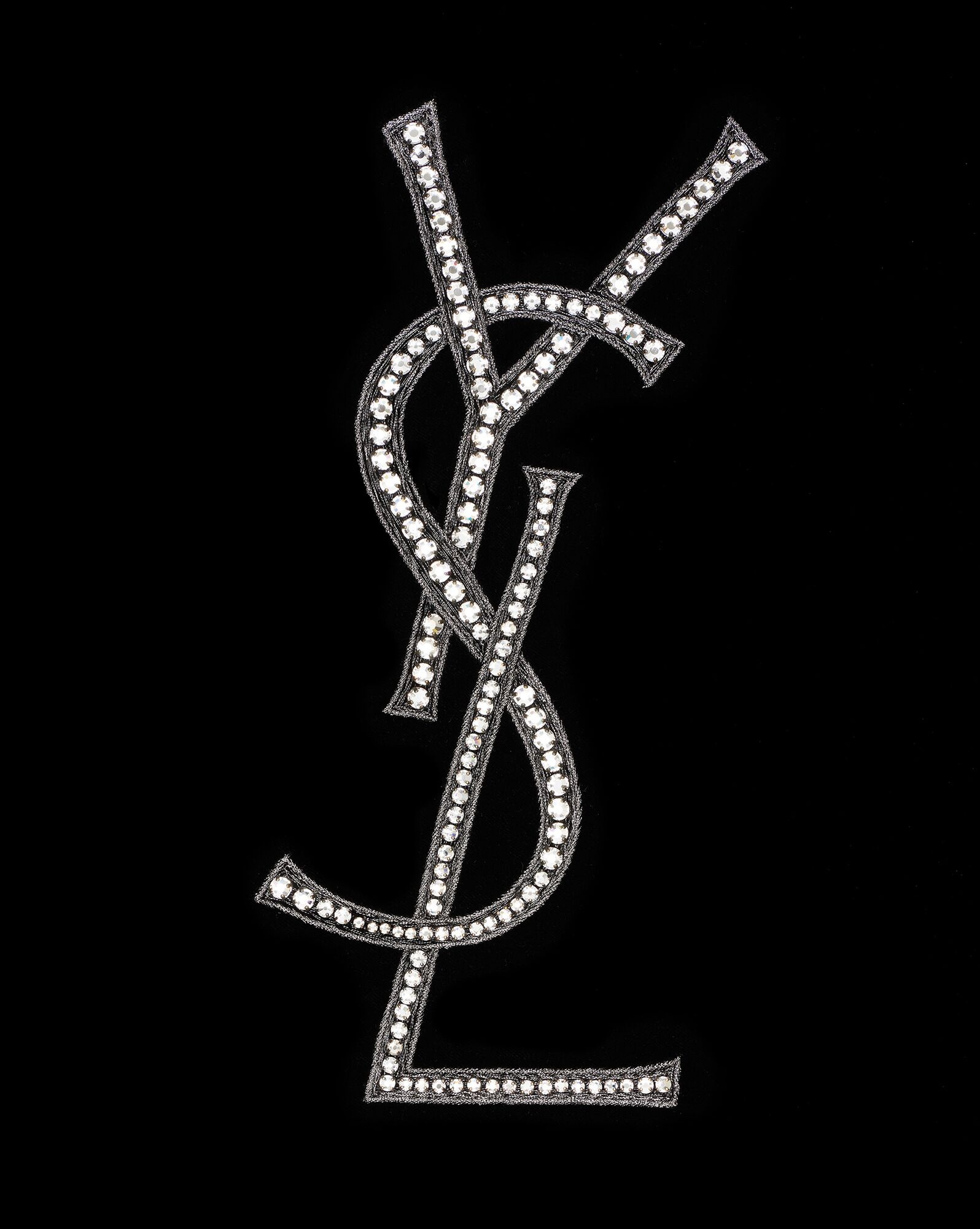 ysl oversized peacoat in cotton velvet - 3