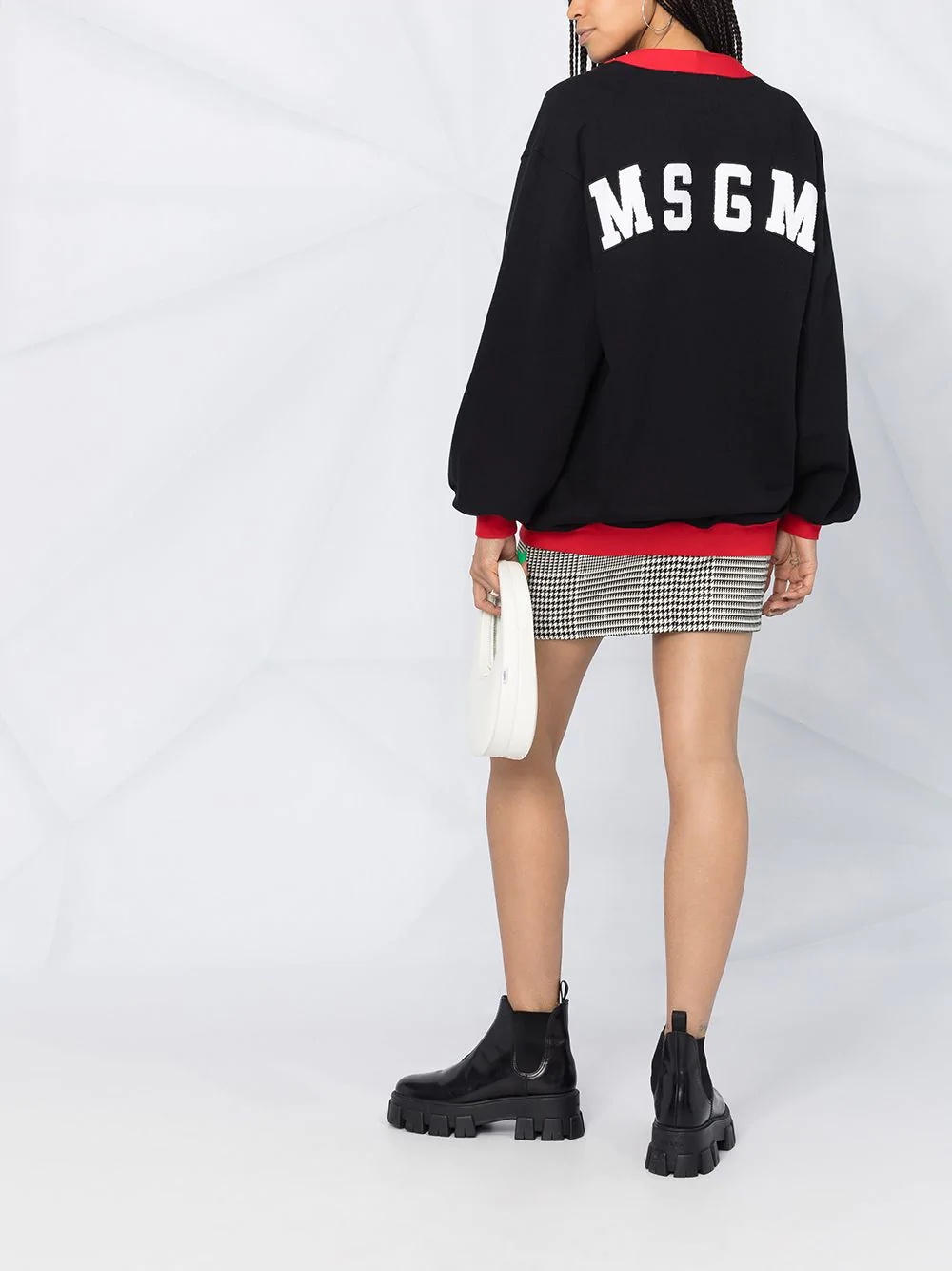 logo-embroidered V-neck cardigan - 2