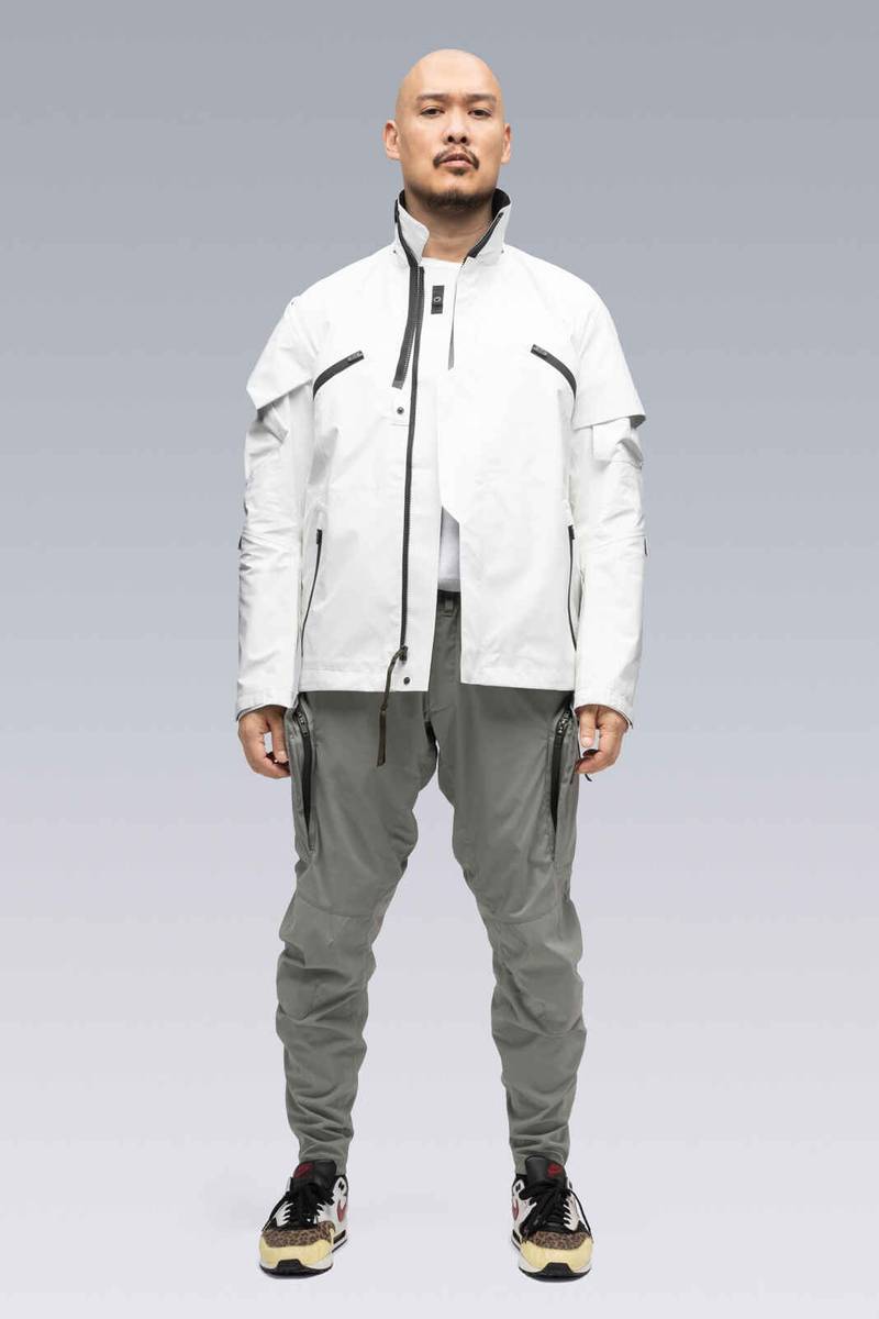 J1B-GT 3L Gore-Tex Pro Interops Jacket White (2 hoods: White & Black) 52