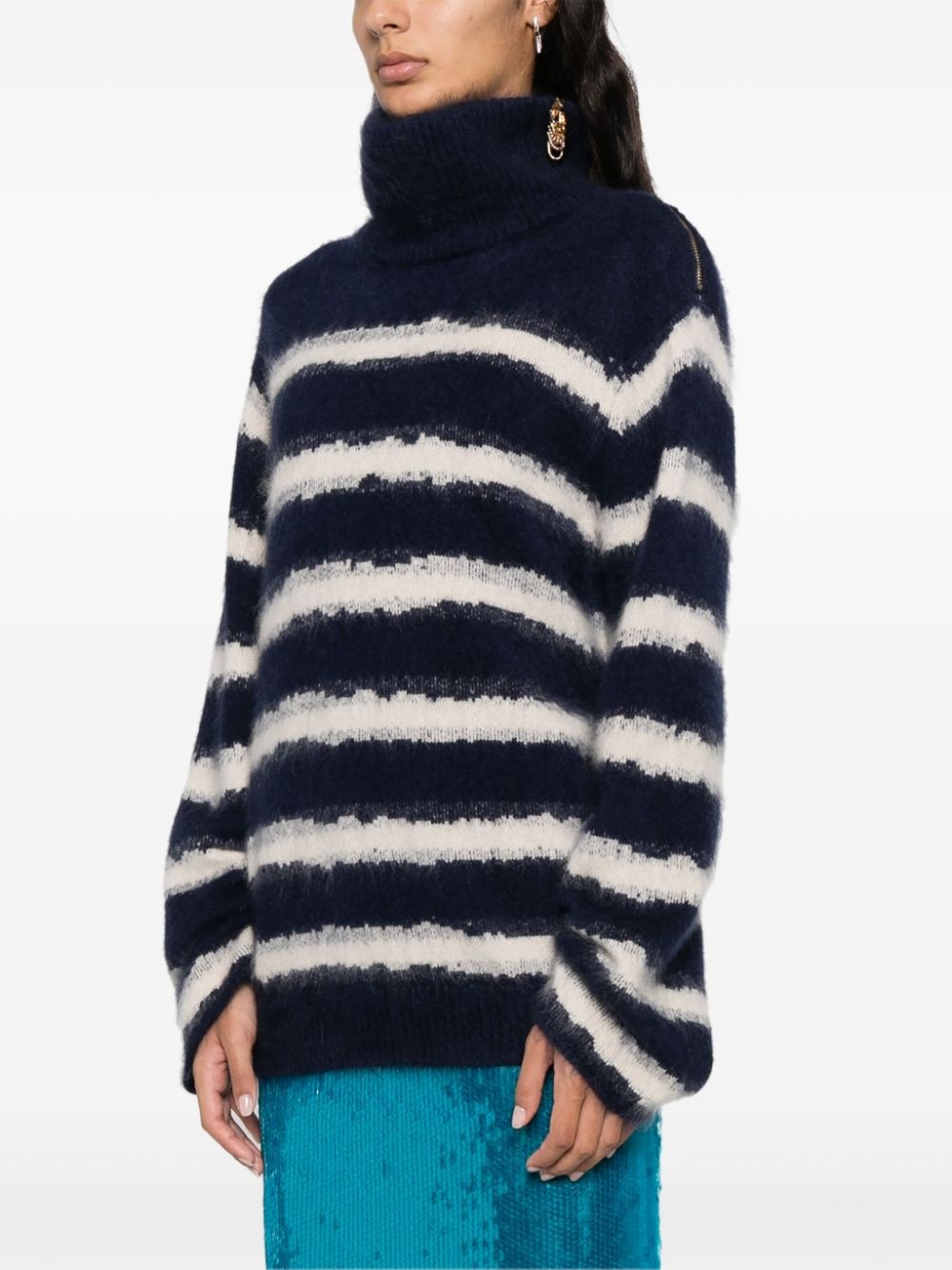 striped sweater - 3