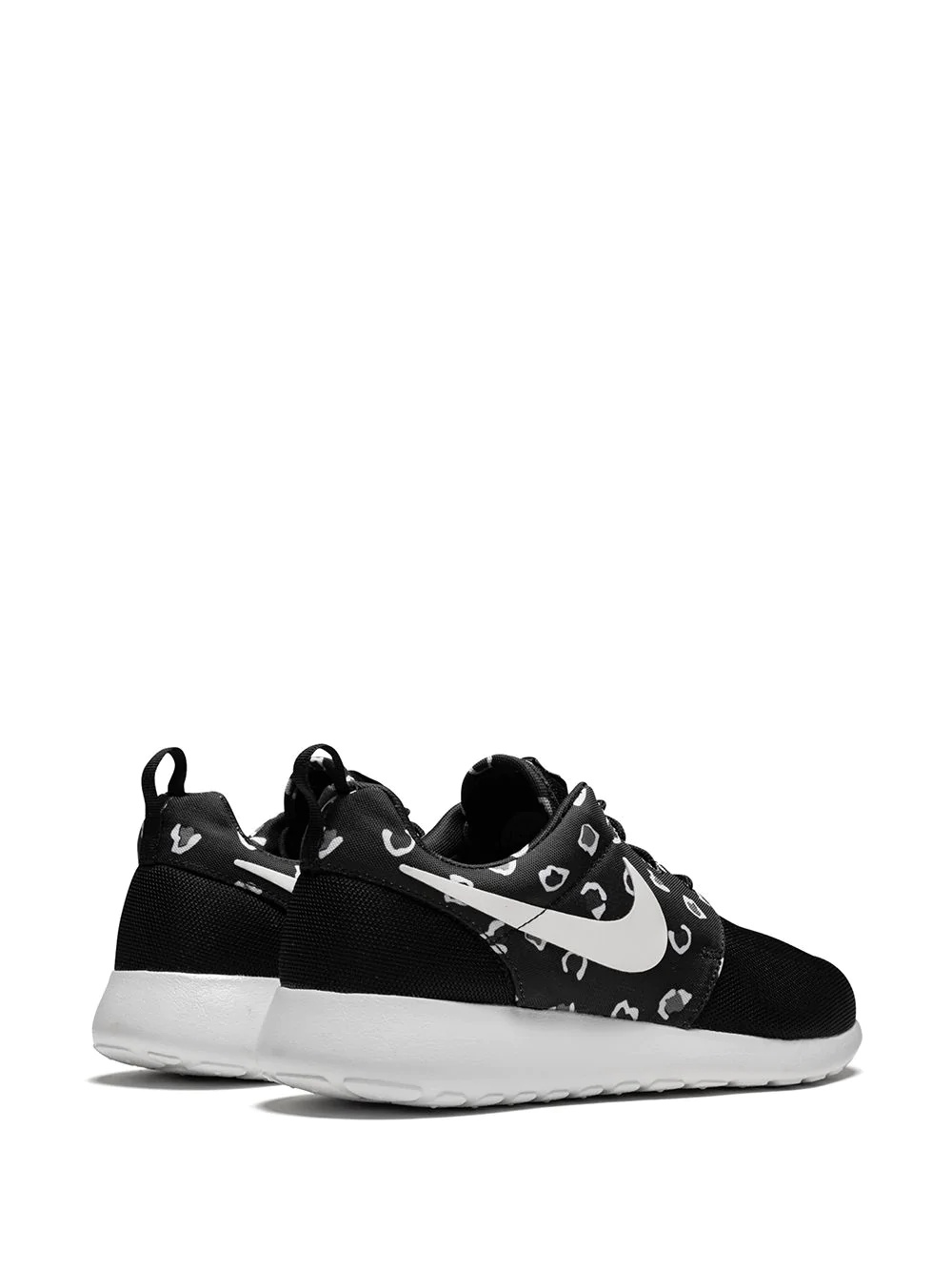 Rosherun leopard print low-top sneakers - 3