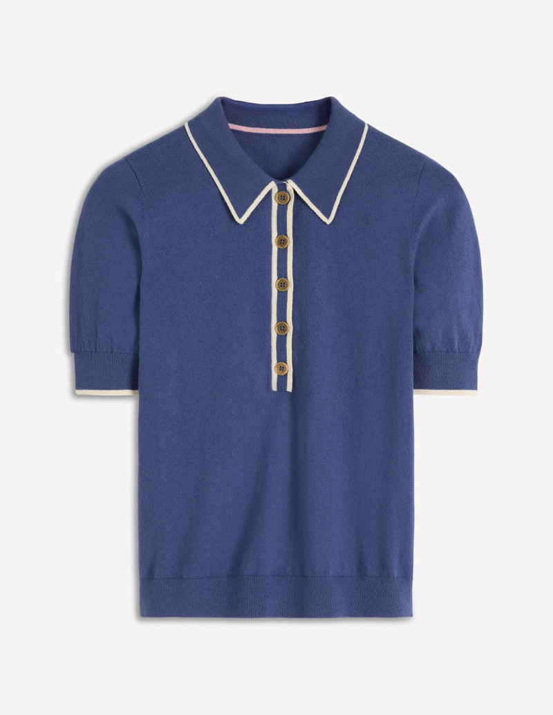 Liz Henley T-Shirt-True Navy 6