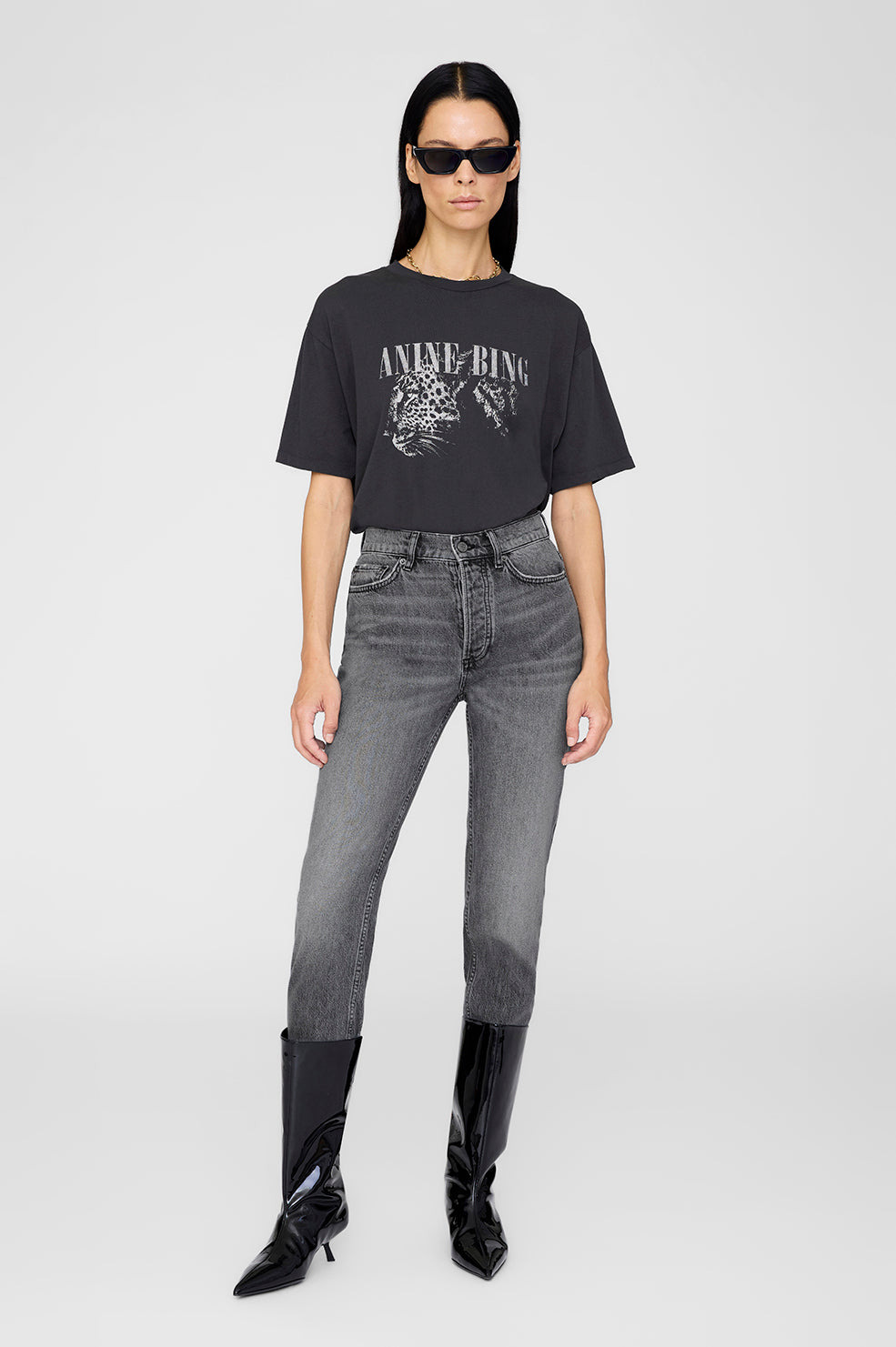 Cohen Tee - Washed Black - 2