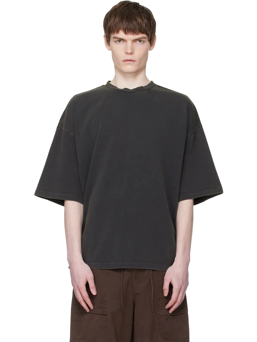 Black Heavy Boxy T-shirt - 1