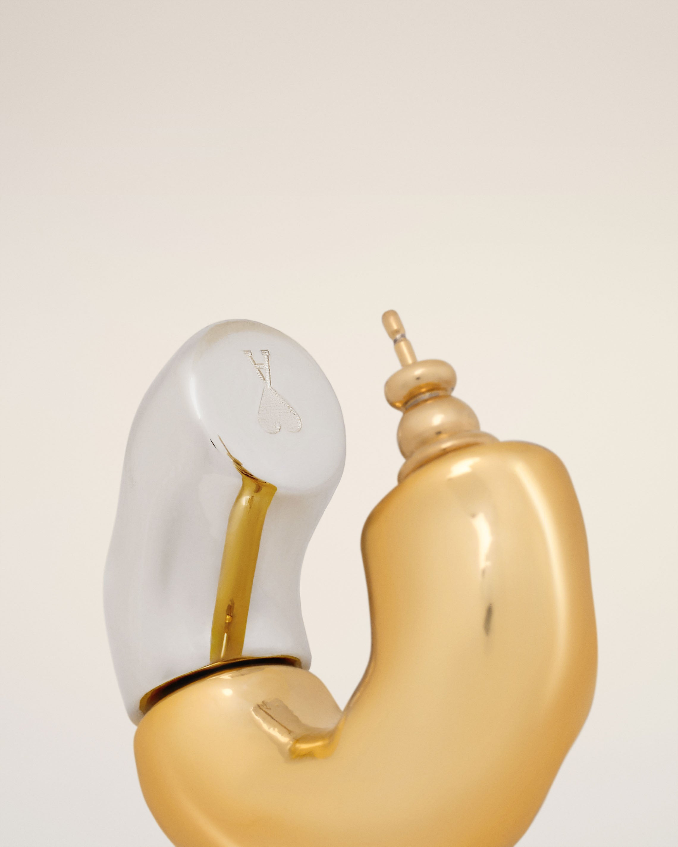 GOLD BRASS DUNE HOOPS - 3
