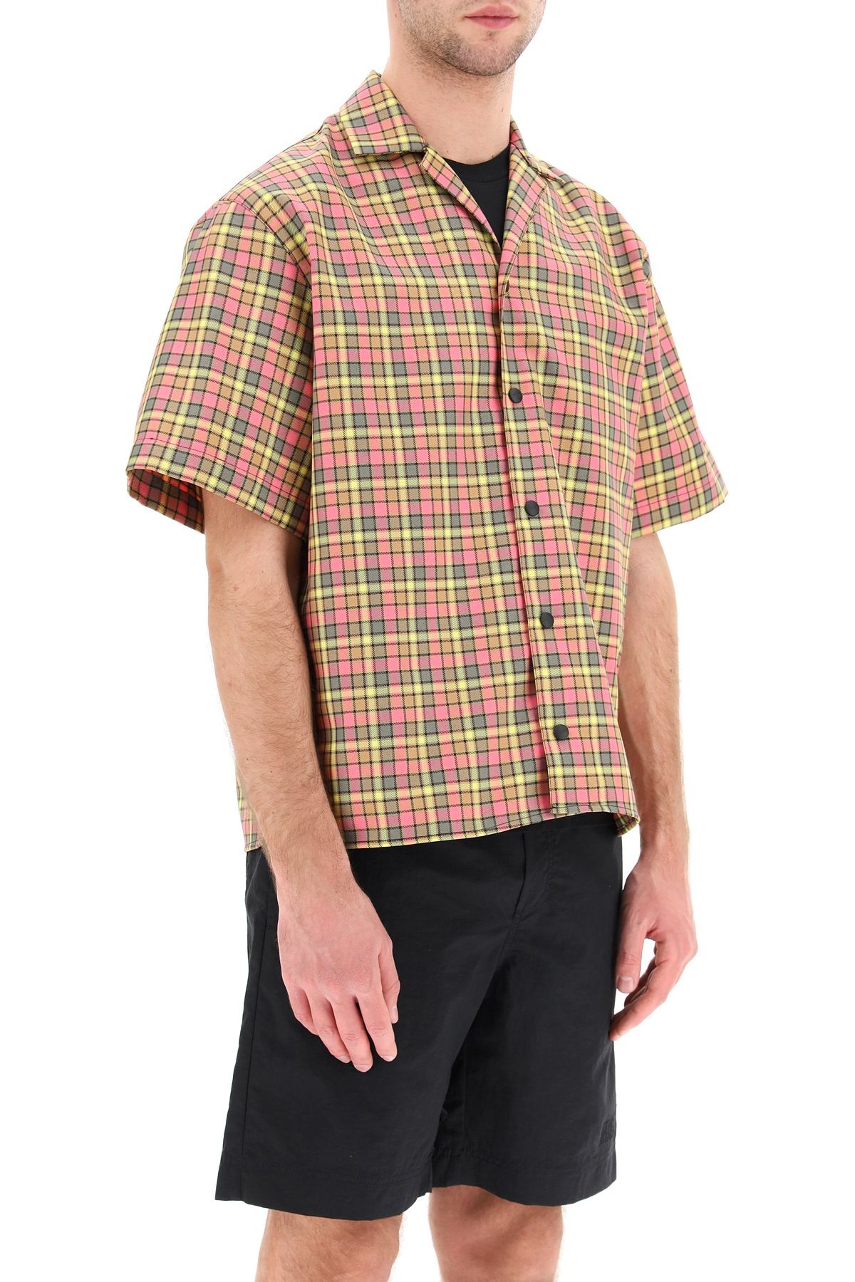 CHECKERED SHIRT WITH LOGO - 3