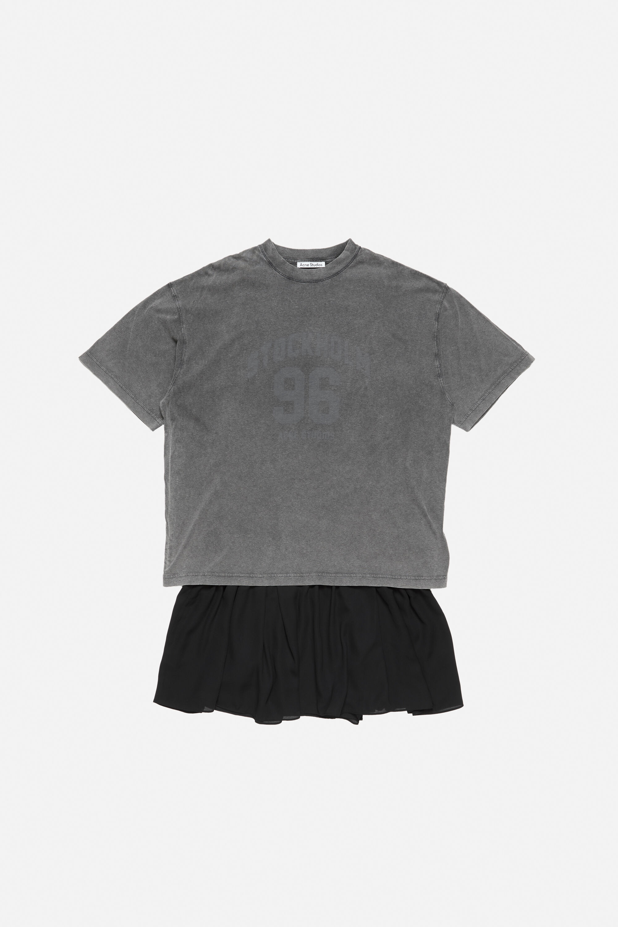 T-shirt dress - Anthracite/black - 6