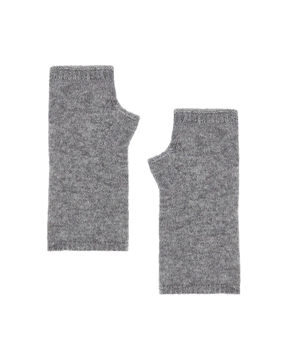 Fingerless Cashmere Gloves - 1